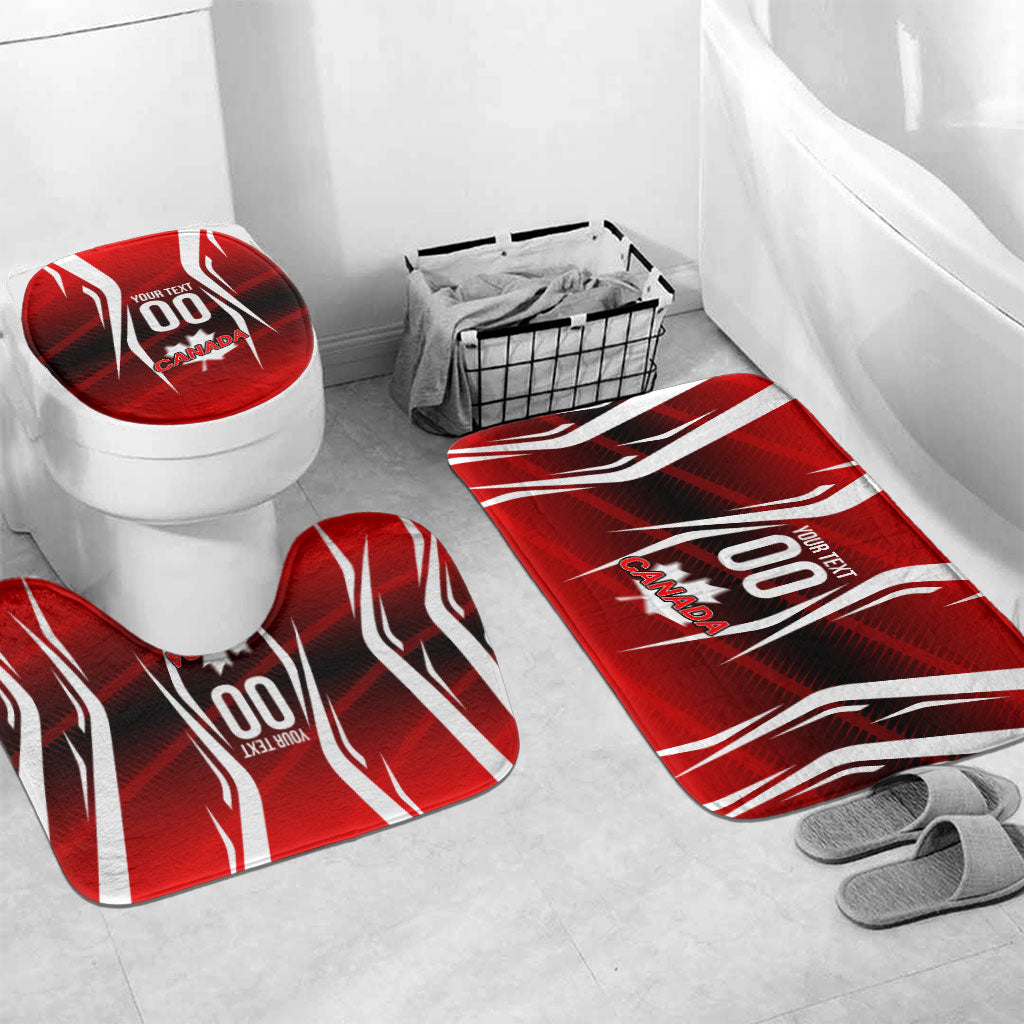 Custom Canada Soccer Player Bathroom Set Go Canada Maple Leaf