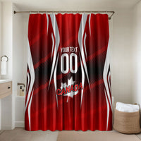 Custom Canada Soccer Player Bathroom Set Go Canada Maple Leaf