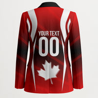 Custom Canada Soccer Player Blazer Go Canada Maple Leaf