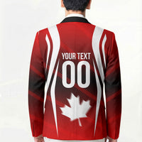 Custom Canada Soccer Player Blazer Go Canada Maple Leaf