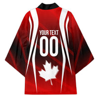 Custom Canada Soccer Player Kimono Go Canada Maple Leaf