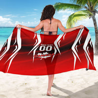 Custom Canada Soccer Player Sarong Go Canada Maple Leaf