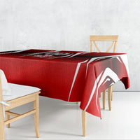 Custom Canada Soccer Player Tablecloth Go Canada Maple Leaf
