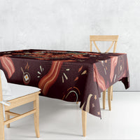 International Bacon Day Tablecloth Retro Bacon Pattern With Sizzling Skillet Graphic