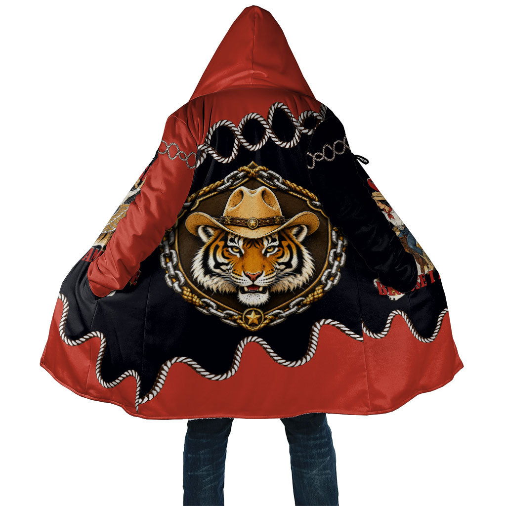 I Will Succeed Because I Am Insane Cowgirl Riding Tiger Cloak Vintage Western Country Humor Cowboy Hat