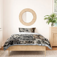 African People's Free Food Program Bedding Set Black Panther Newspaper Collage Black Panther Party