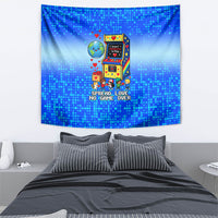World Kindness Day Pixel Arcade Game Tapestry Retro 8-Bit Pixel Art Kindness Level Max Spread Love Game Over
