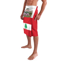 Lebanon Independence Day Lavalava Patriotic Cedar Tree And Cyclamen Flowers