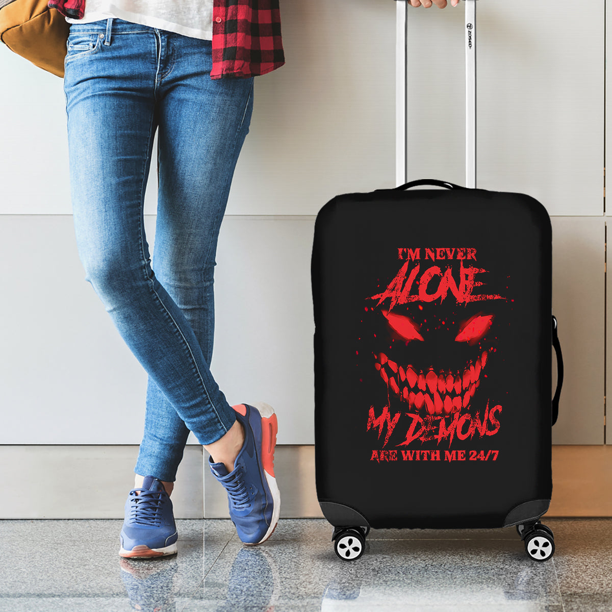 im-never-alone-my-demon-are-with-me-luggage-cover