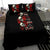 The Good Girl In Me 3 Skulls Rose Vintage Bedding Set - Wonder Print Shop