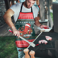 Merry Octomas Christmas Apron Xmas Holiday Patterns - Wonder Print Shop