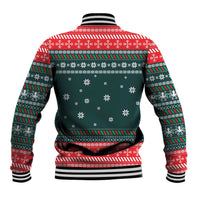 Merry Octomas Christmas Baseball Jacket Xmas Holiday Patterns - Wonder Print Shop