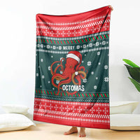 Merry Octomas Christmas Blanket Xmas Holiday Patterns - Wonder Print Shop