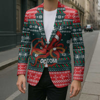 Merry Octomas Christmas Blazer Xmas Holiday Patterns - Wonder Print Shop