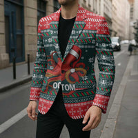 Merry Octomas Christmas Blazer Xmas Holiday Patterns - Wonder Print Shop