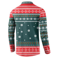 Merry Octomas Christmas Button Sweatshirt Xmas Holiday Patterns - Wonder Print Shop