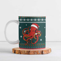 Merry Octomas Christmas Ceramic Mug Xmas Holiday Patterns - Wonder Print Shop