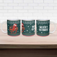 Merry Octomas Christmas Ceramic Mug Xmas Holiday Patterns - Wonder Print Shop