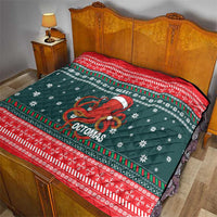 Merry Octomas Christmas Quilt Xmas Holiday Patterns - Wonder Print Shop