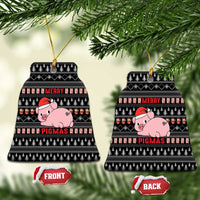 Merry Pigmas Christmas Ceramic Ornament Xmas Holiday Patterns - Wonder Print Shop