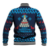 Merry Quarantine Christmas Baseball Jacket Xmas Holiday Patterns - Wonder Print Shop