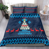 Merry Quarantine Christmas Bedding Set Xmas Holiday Patterns - Wonder Print Shop