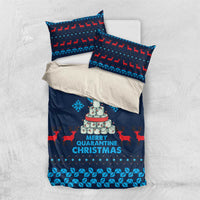 Merry Quarantine Christmas Bedding Set Xmas Holiday Patterns - Wonder Print Shop