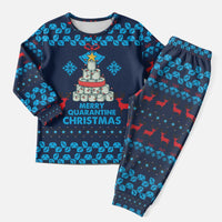 Merry Quarantine Christmas Pajama Set Xmas Holiday Patterns - Wonder Print Shop