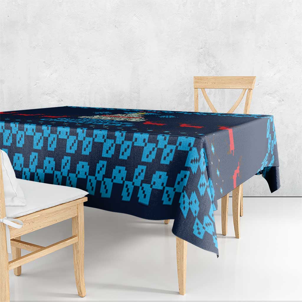 Merry Quarantine Christmas Tablecloth Xmas Holiday Patterns - Wonder Print Shop
