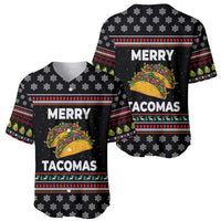 Merry Tacomas Christmas Baseball Jersey Xmas Holiday Patterns - Wonder Print Shop