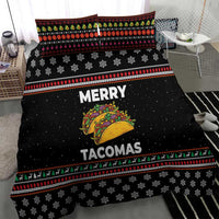 Merry Tacomas Christmas Bedding Set Xmas Holiday Patterns - Wonder Print Shop