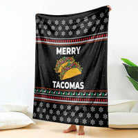 Merry Tacomas Christmas Blanket Xmas Holiday Patterns - Wonder Print Shop
