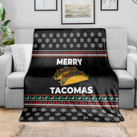 Merry Tacomas Christmas Blanket Xmas Holiday Patterns - Wonder Print Shop