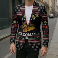 Merry Tacomas Christmas Blazer Xmas Holiday Patterns - Wonder Print Shop