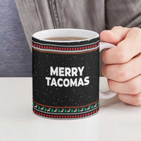 Merry Tacomas Christmas Ceramic Mug Xmas Holiday Patterns - Wonder Print Shop