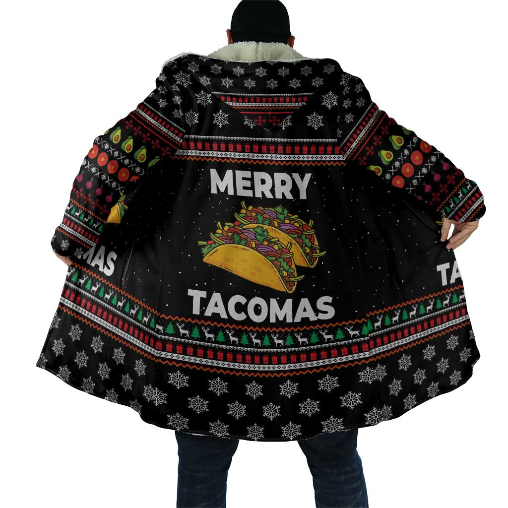 Merry Tacomas Christmas Cloak Xmas Holiday Patterns - Wonder Print Shop
