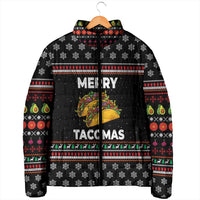 Merry Tacomas Christmas Padded Jacket Xmas Holiday Patterns - Wonder Print Shop