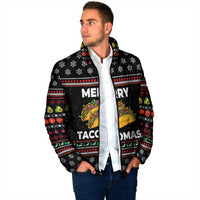 Merry Tacomas Christmas Padded Jacket Xmas Holiday Patterns - Wonder Print Shop