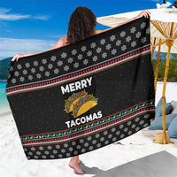 Merry Tacomas Christmas Sarong Xmas Holiday Patterns - Wonder Print Shop