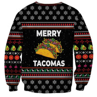 Merry Tacomas Christmas Sweatshirt Xmas Holiday Patterns - Wonder Print Shop
