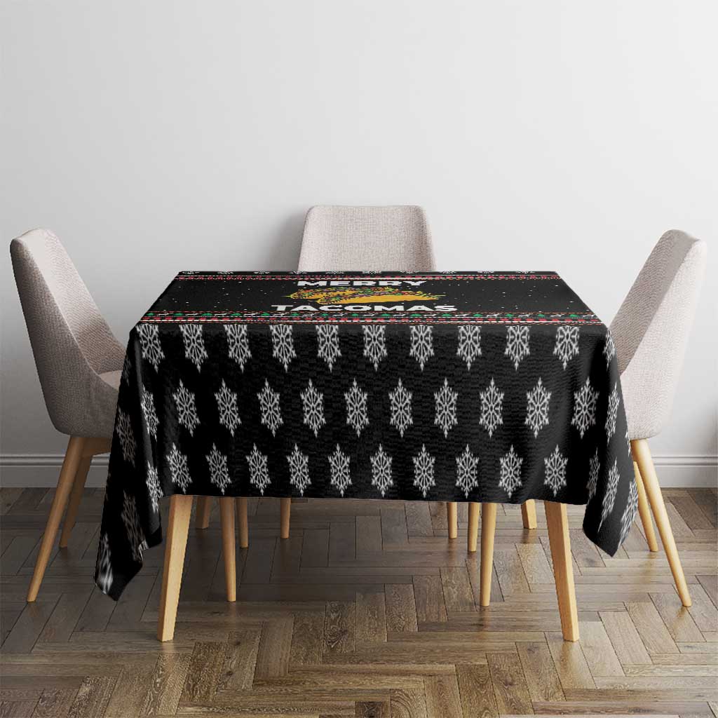 Merry Tacomas Christmas Tablecloth Xmas Holiday Patterns - Wonder Print Shop