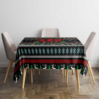Running Oh What Fun Christmas Tablecloth Xmas Holiday Patterns - Wonder Print Shop