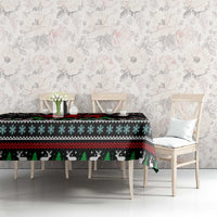 Running Oh What Fun Christmas Tablecloth Xmas Holiday Patterns - Wonder Print Shop