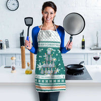 Sanitizer Merry Christmas Apron Xmas Holiday Patterns - Wonder Print Shop