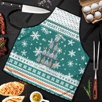 Sanitizer Merry Christmas Apron Xmas Holiday Patterns - Wonder Print Shop