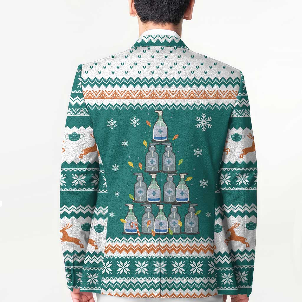 Sanitizer Merry Christmas Blazer Xmas Holiday Patterns - Wonder Print Shop