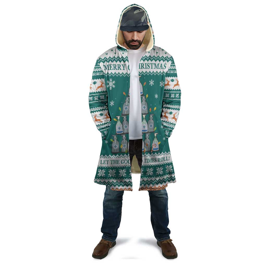 Sanitizer Merry Christmas Cloak Xmas Holiday Patterns - Wonder Print Shop