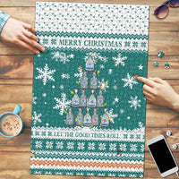 Sanitizer Merry Christmas Puzzle Xmas Holiday Patterns - Wonder Print Shop