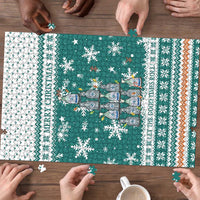 Sanitizer Merry Christmas Puzzle Xmas Holiday Patterns - Wonder Print Shop
