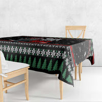 Santa And Motor Christmas Tablecloth Xmas Holiday Patterns - Wonder Print Shop